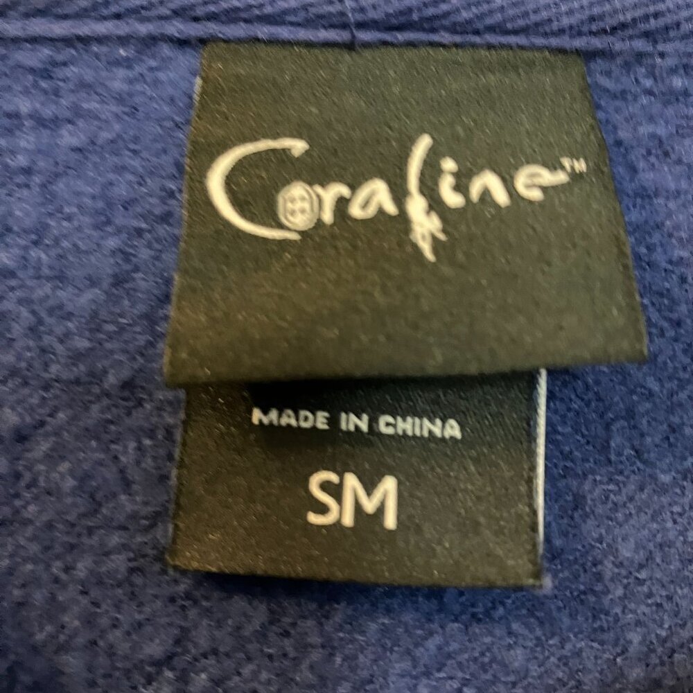 Coraline Jones Women SOLD OUT Box Lunch Letter Portrait Hoodie Small Blue AN EXC - Picture 6 of 12